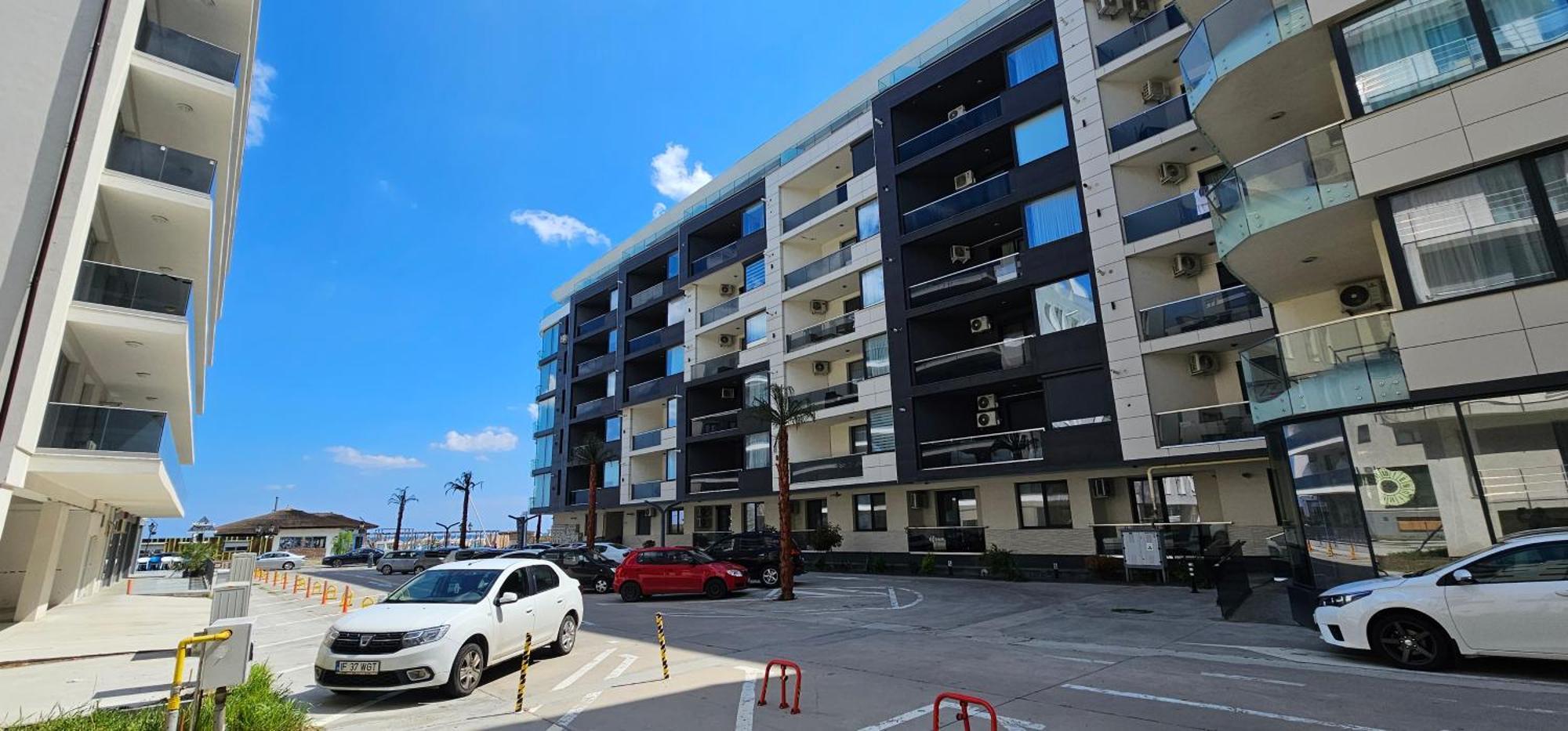 Luxury Aparthotel Promenada In Building Stefan Prima Linie La Mare Нэводари Экстерьер фото